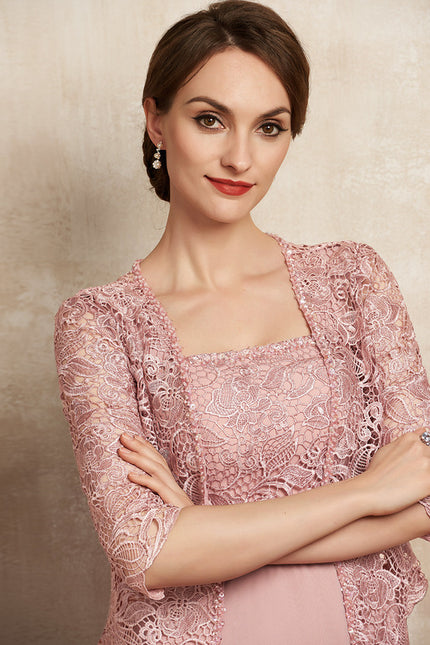 Robe Midi Rose Poudré - gallery 1