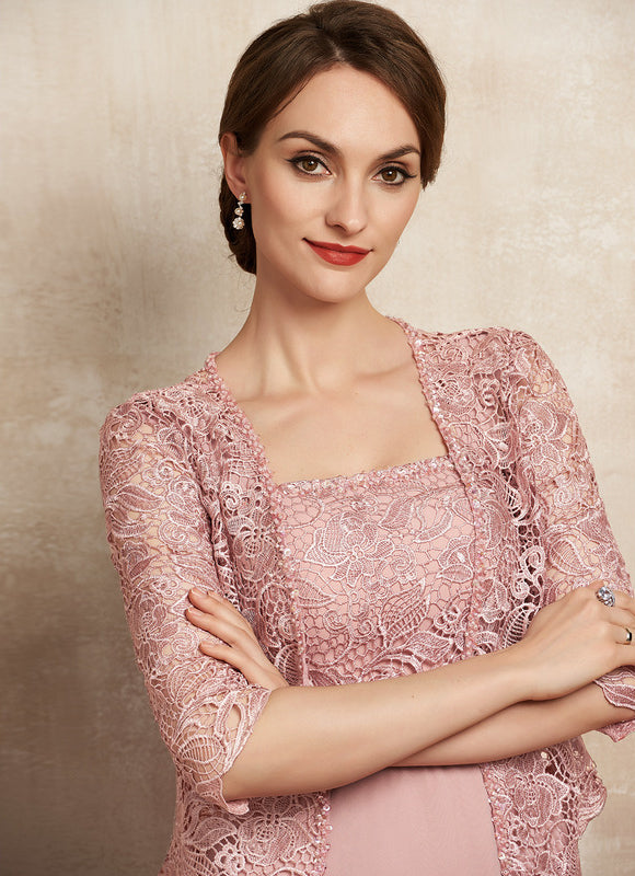 Robe Midi Rose Poudré - gallery 1