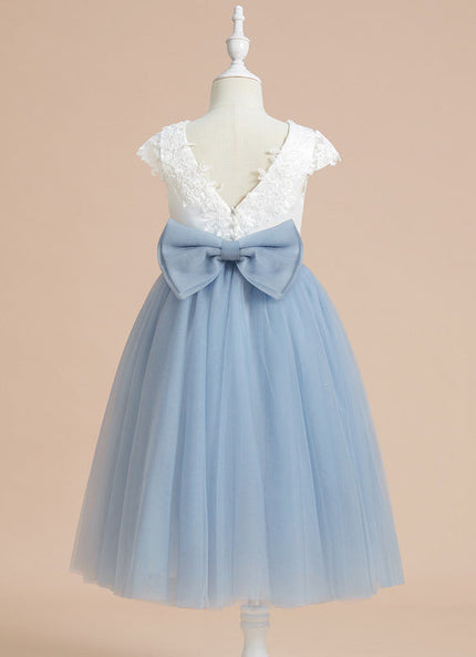 Robe Midi Tulle Bleu Céleste