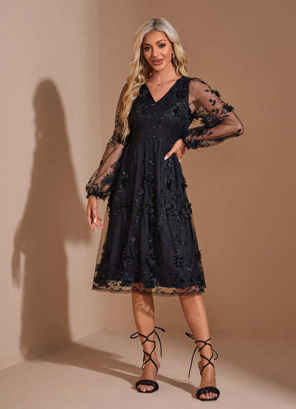 Robe Midi Évasée - gallery 5