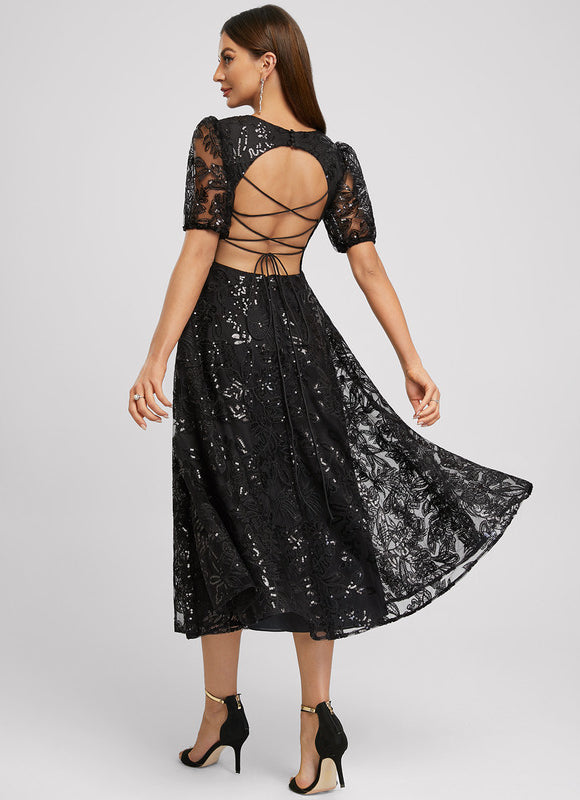 Robe Sequin Midi - gallery 2