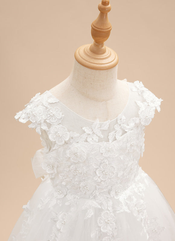 Robe Midi Enfant Évasée Tulle - gallery 6