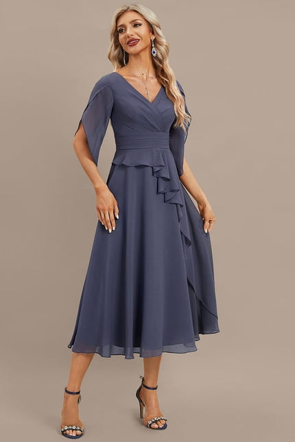 Robe Midi Fluide Élégante - gallery 4