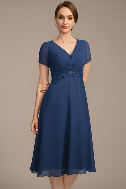 Robe Midi Charme Élégant - gallery 5
