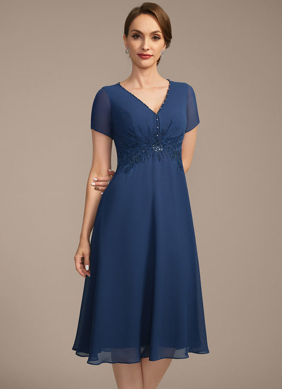 Robe Midi Charme Élégant - gallery 5