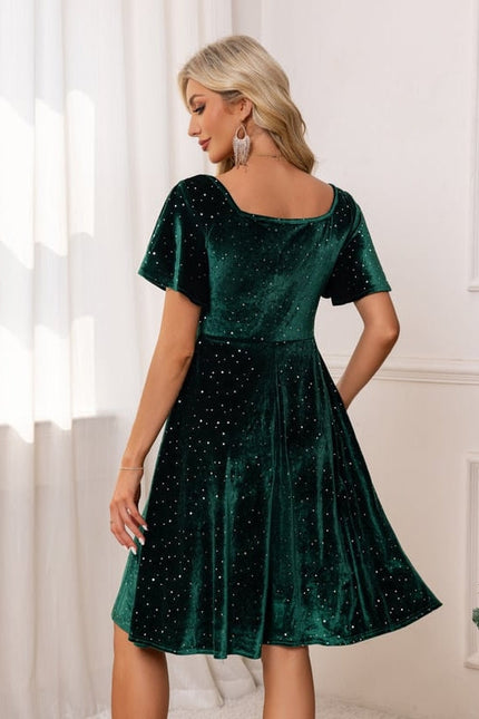 Robe Paillette Midi - gallery 1