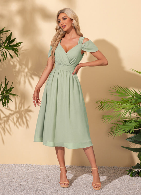 Robe Midi Vert D'Eau - gallery 9