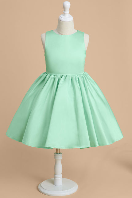 Robe Midi Satin Menthe - gallery 2