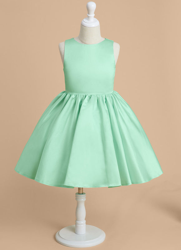 Robe Midi Satin Menthe - gallery 2