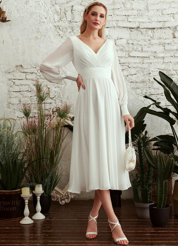 Robe Midi Éthérée Lumineuse - gallery 2