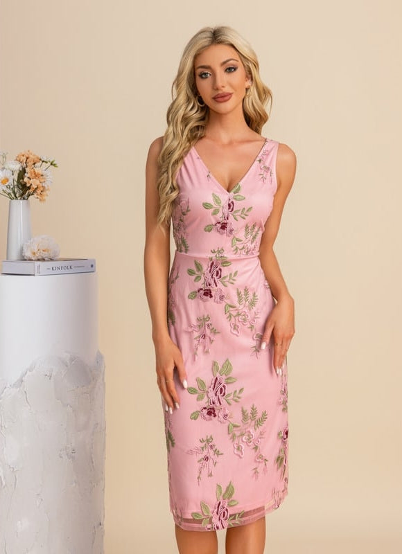 Robe Droite Fluide Midi - gallery 8