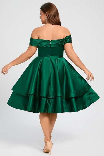 Robe Midi Émeraude Volante - gallery 6