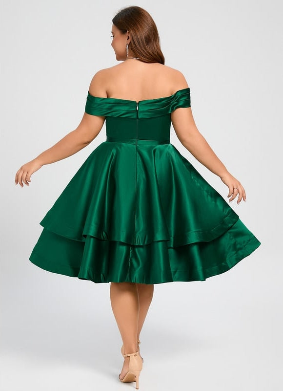 Robe Midi Émeraude Volante - gallery 6