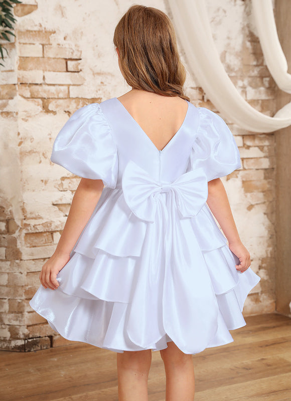 Robe Midi Satinée Volants - gallery 9