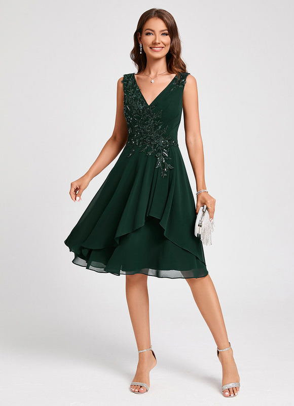 Robe Midi Éclatante Drapée