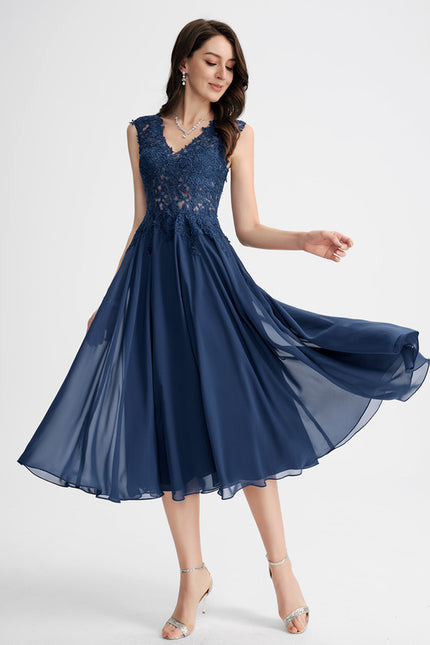 Robe Midi Élégance Nocturne - gallery 1