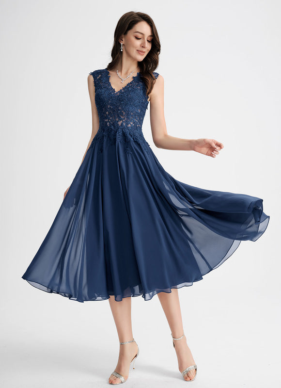 Robe Midi Élégance Nocturne - gallery 1