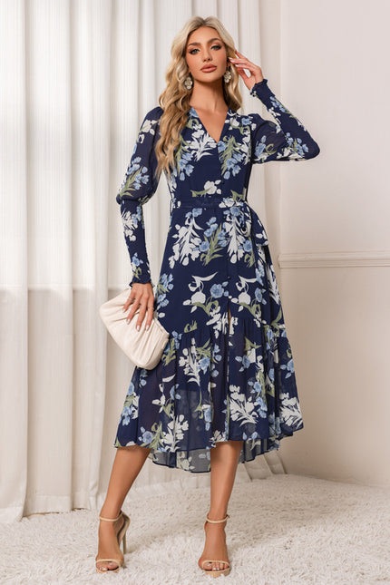 Robe Midi Florale Légère - gallery 4