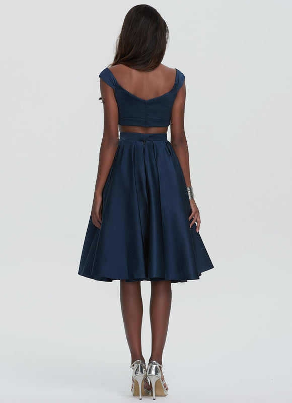 Robe Midi Satinée Cintrée - gallery 5