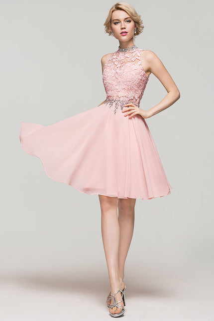 Robe Midi Rose Paillettes - gallery 2