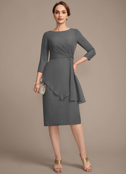 Robe Midi Marine Élégante