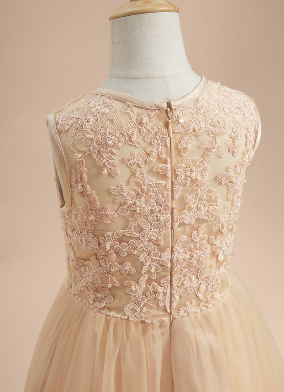 Robe Midi Fête Écrue - gallery 3