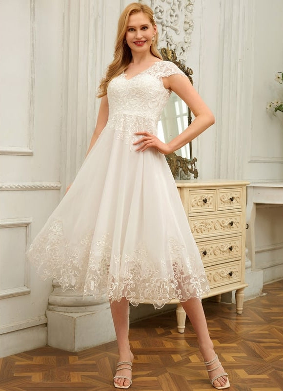 Robe Midi Vaporeuse Brodée