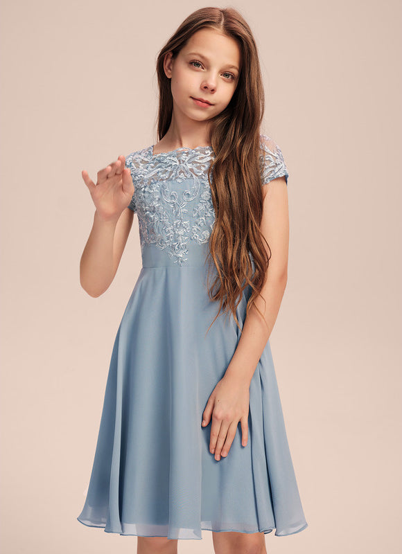 Robe Midi Aquarelle Céleste - gallery 3