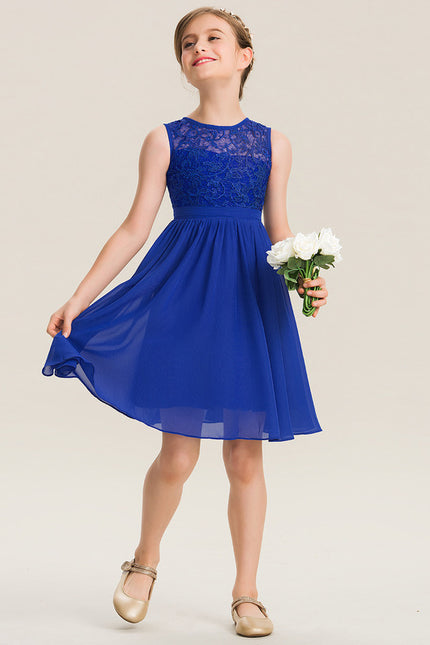 Robe Midi Bleu Élégance Aérienne - gallery 3