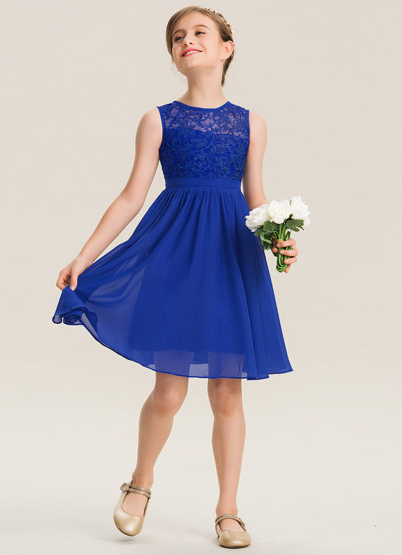Robe Midi Bleu Élégance Aérienne - gallery 3