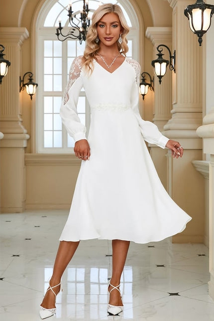 Robe Midi Aérienne Chic - gallery 2