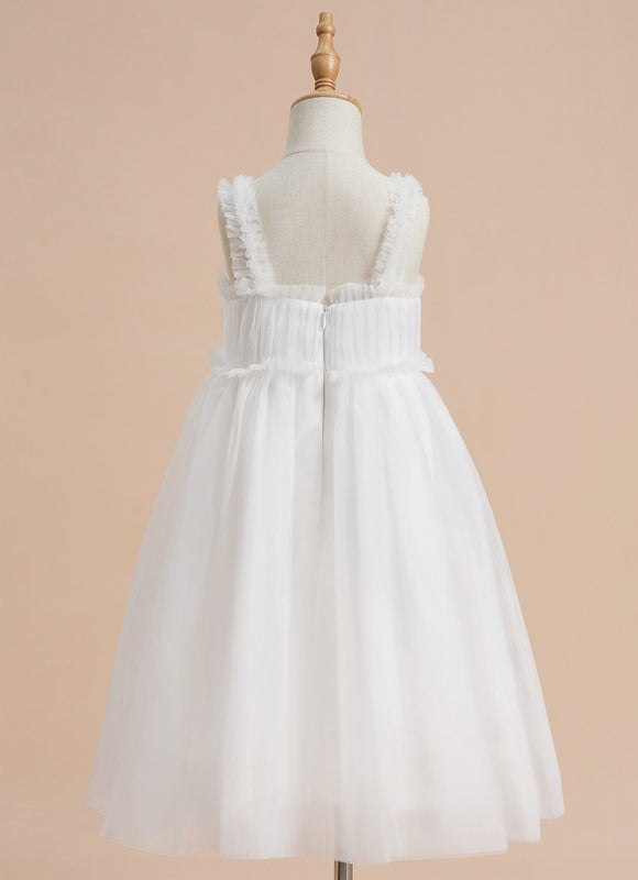 Robe Midi Tulle Blanche - gallery 4