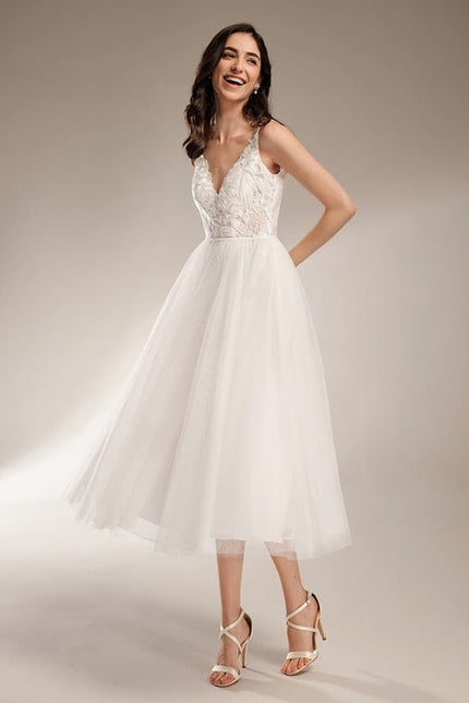 Robe Midi Tulle Aérienne - gallery 5