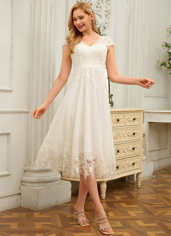 Robe Midi Vaporeuse Brodée - gallery 1