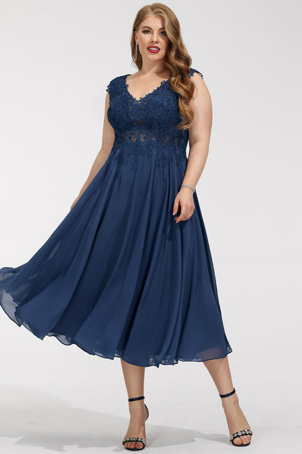 Robe Midi Élégance Nocturne - gallery 6