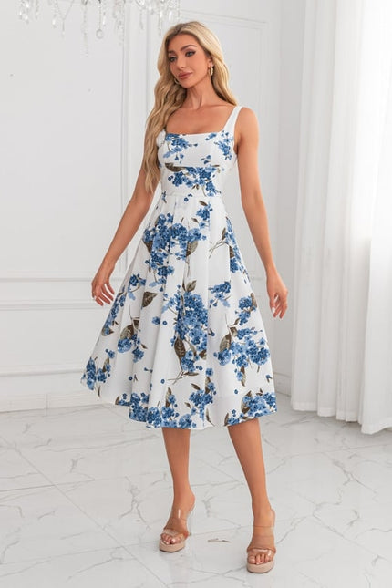Robe Midi Imprime Floral - gallery 3
