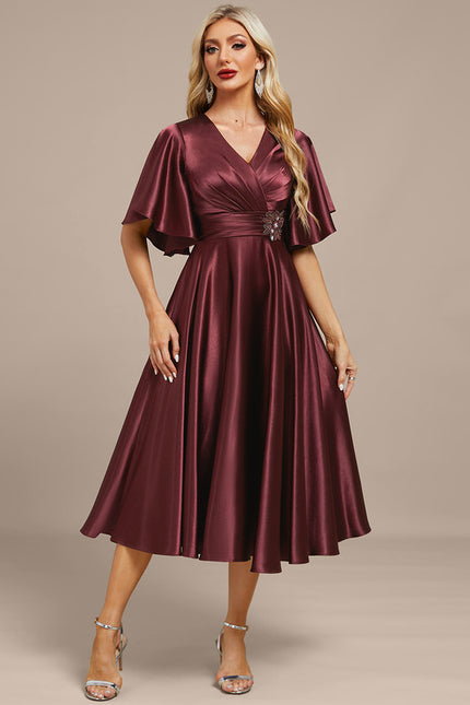 Robe Midi Plissée