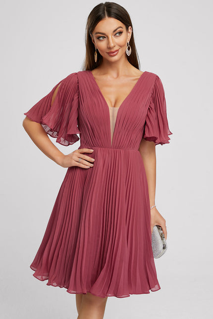 Robe Midi Ondée Élégante - gallery 1