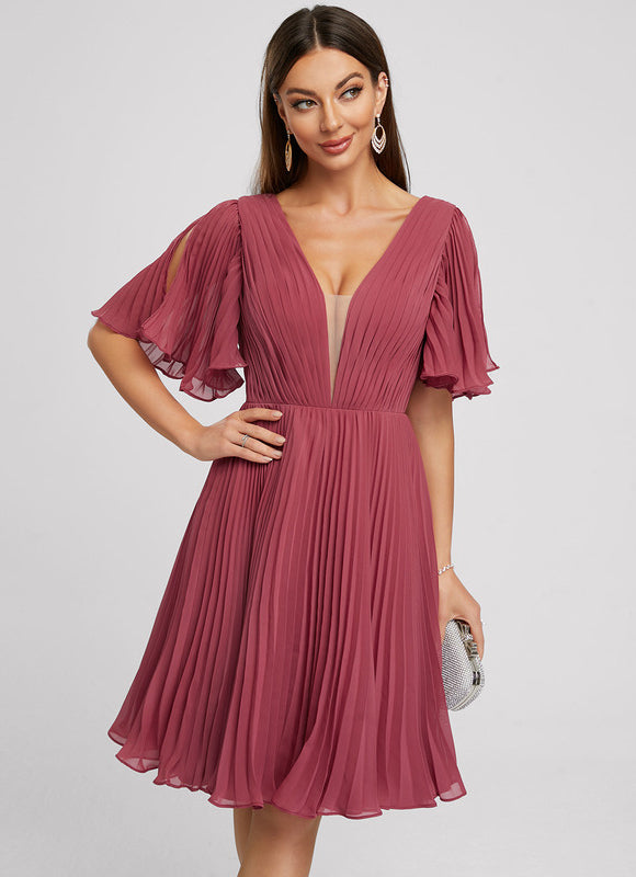 Robe Midi Ondée Élégante - gallery 1