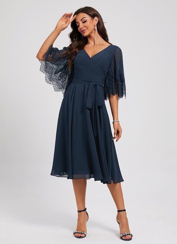 Robe Midi Longue Évasée - gallery 3