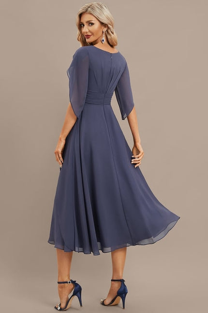 Robe Midi Fluide Élégante - gallery 5