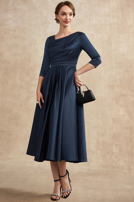 Robe Midi Nuit Satinée - gallery 2
