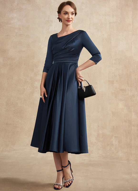 Robe Midi Nuit Satinée - gallery 2