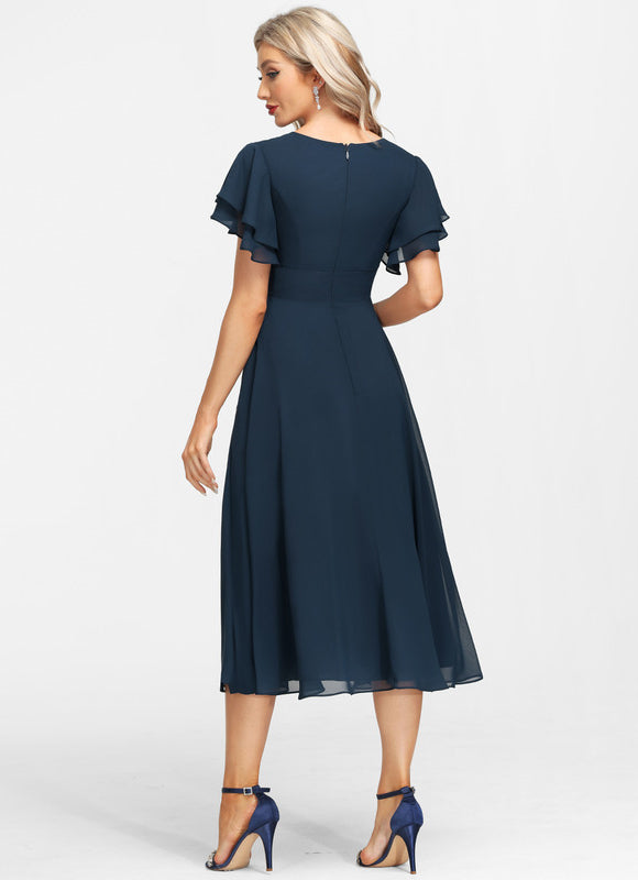 Robe Midi Ombre De Valse - gallery 3