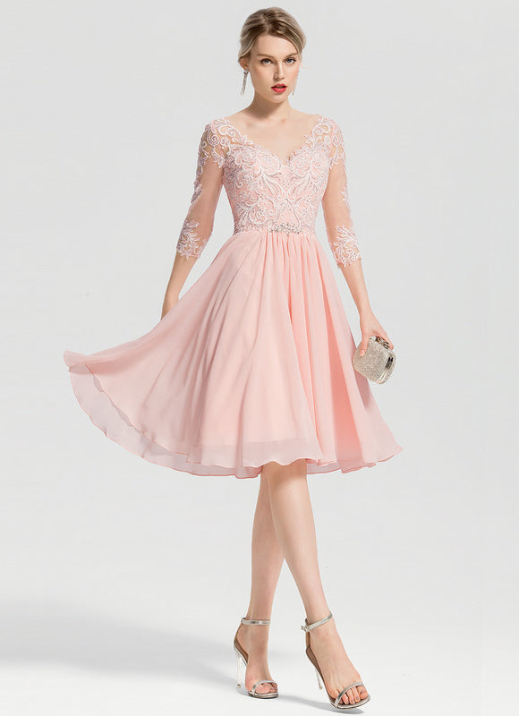 Robe Midi Rose Enchantée - gallery 1