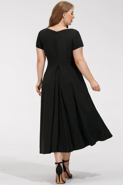 Robe Midi Charme Noir - gallery 9