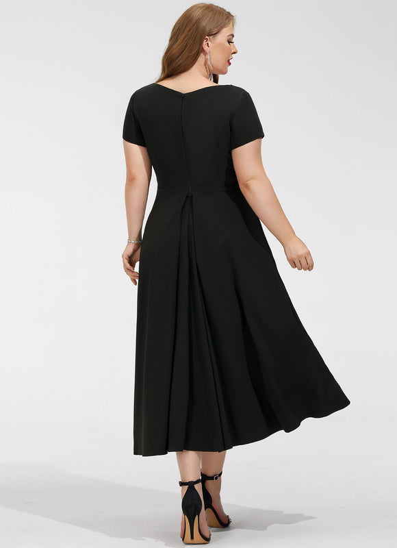 Robe Midi Charme Noir - gallery 9