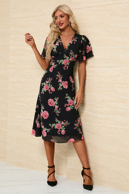 Robe Midi Florale Légère - gallery 1