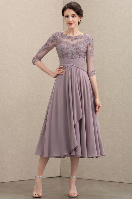 Robe Midi Violet Doux - gallery 1