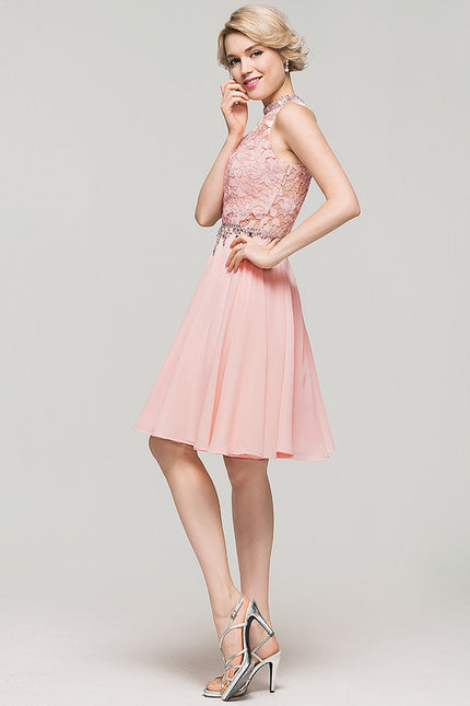 Robe Midi Rose Paillettes - gallery 5